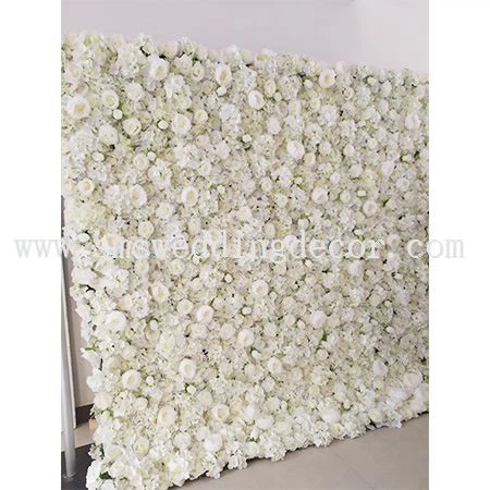 Flower Wall with Neon Sign Flower Wall with Neon Sign