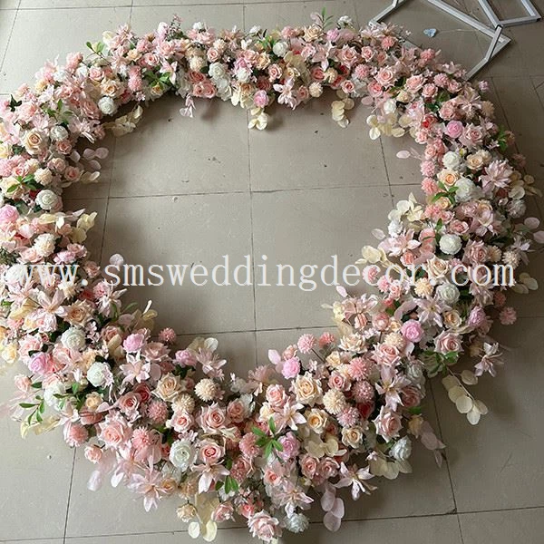 artificial flower arch arrangement