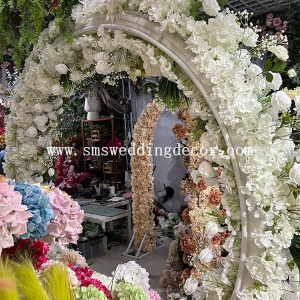 flower circle wedding ceremony