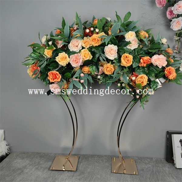wedding reception floral table runner