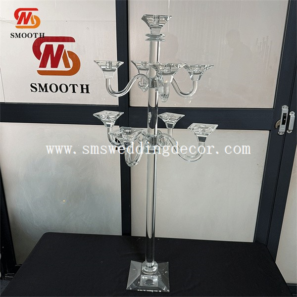 tall crystal candelabra